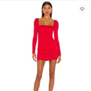 Lovers and Friends Benae Mini Dress in Red